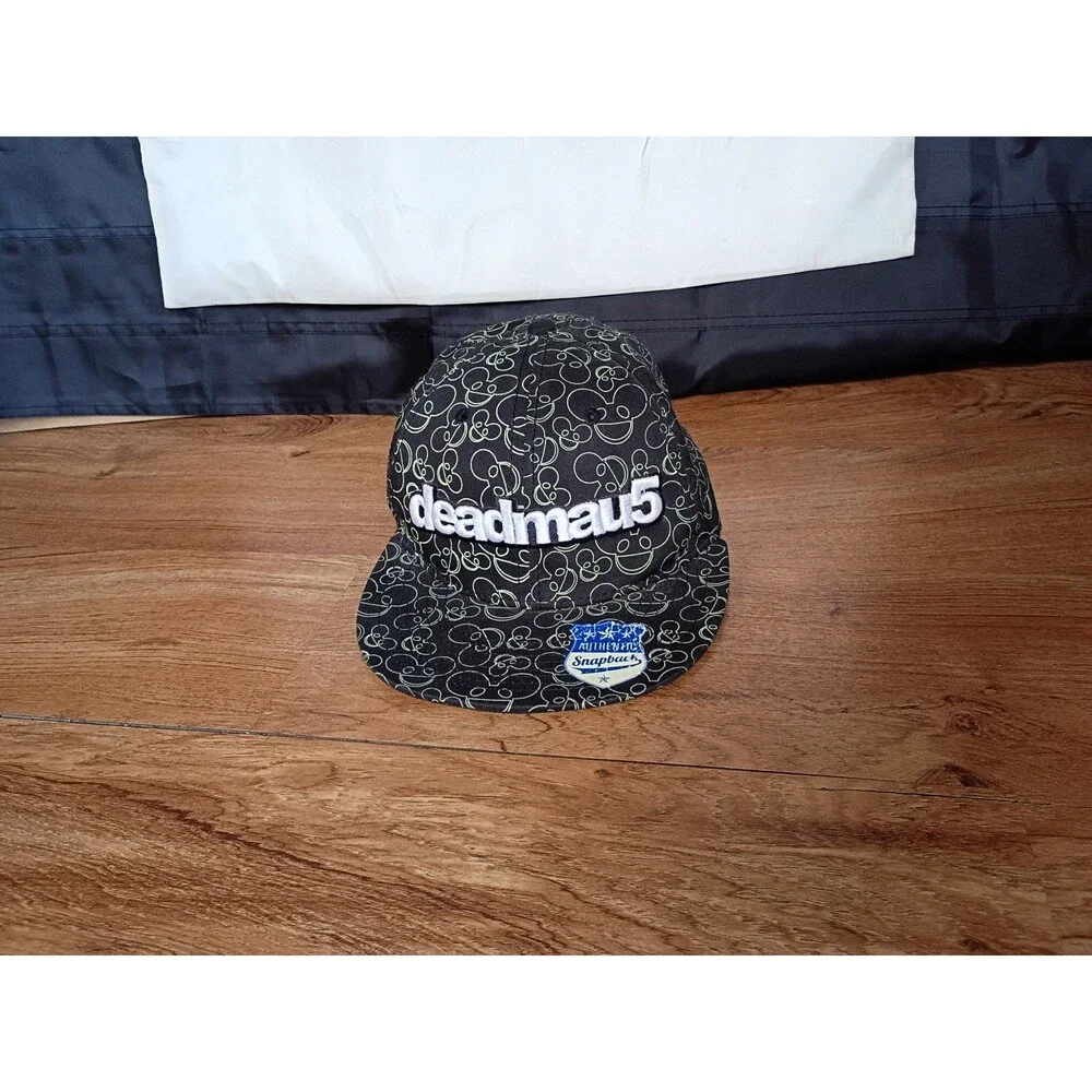 Deadmau5 Authentic Snapback Hat Black/Green